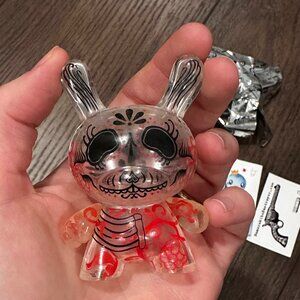 Kidrobot Dunny 2010 series Untitled Damarak the Destroyer clear 3" figure